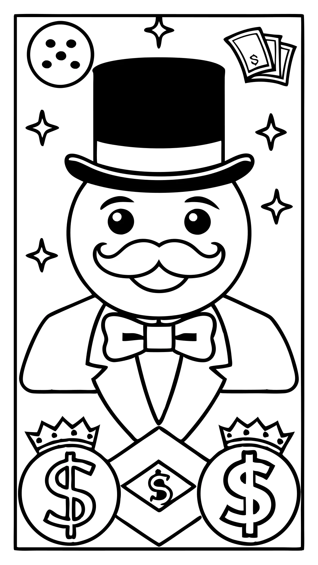 monopoly coloring pages